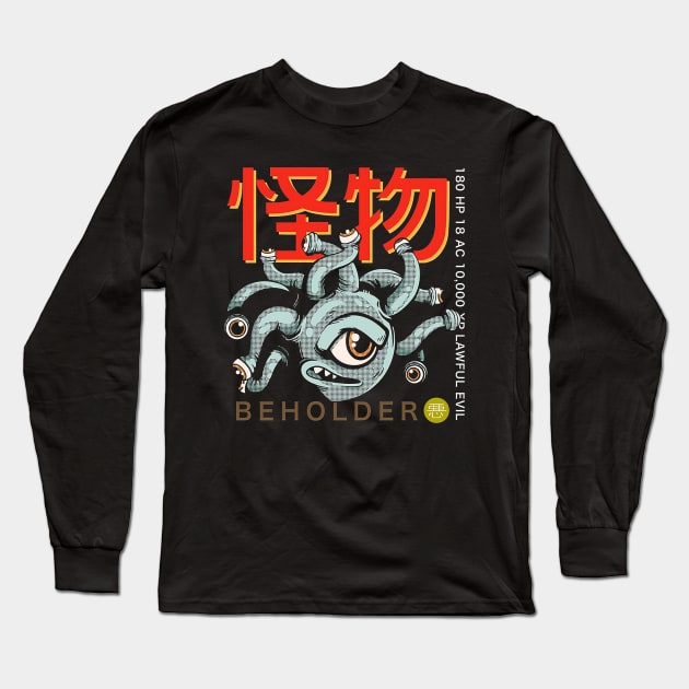 Beholder Long Sleeve T-Shirt by rheaumesusan